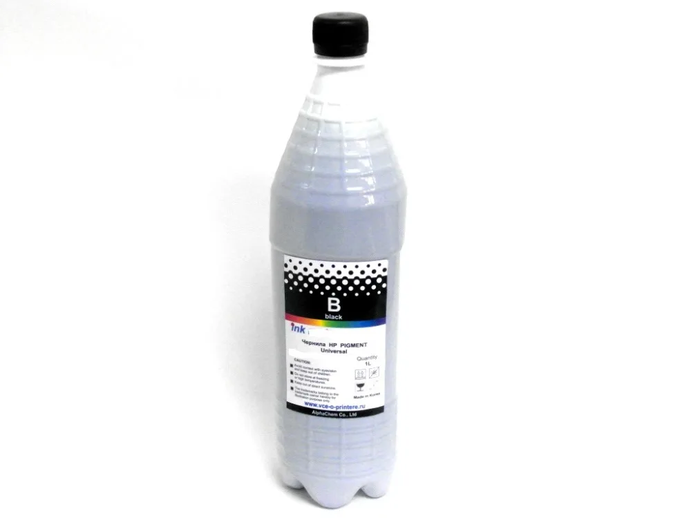 

Ink for HP printers pigment Black ( 1000 ml - 1 litr )