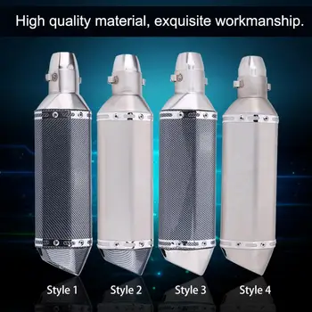 

Universal Motorcycle Exhaust Muffler Pipe Dirt Bike Modified Exhaust Carbon Fiber Escape Muffler Pipe with DB Killer