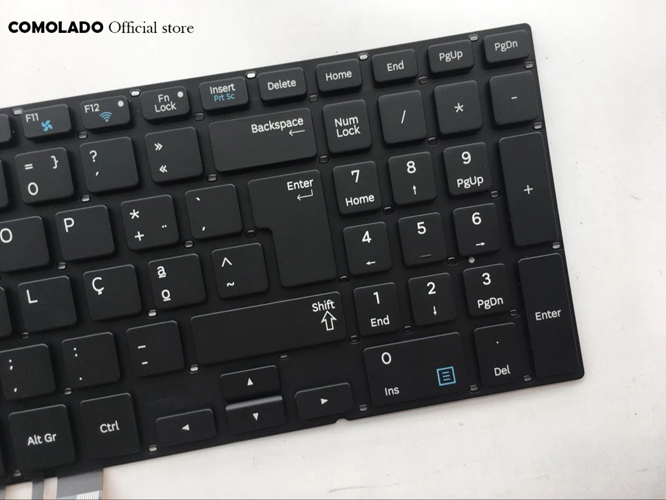 PO Portugese Laptop keyboard for Samsung NP880Z5 with backlit black keyboard PO Layout (2)