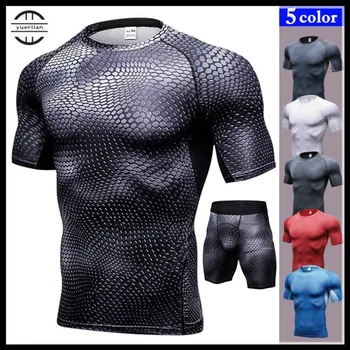 Preise 100 Set Männer Pro Shaper Compression Unterwäsche Shorts 3D Engen T-shirt + Boxer, Elastische Quick-dry Wicking Sport Fitness Trainning Sets