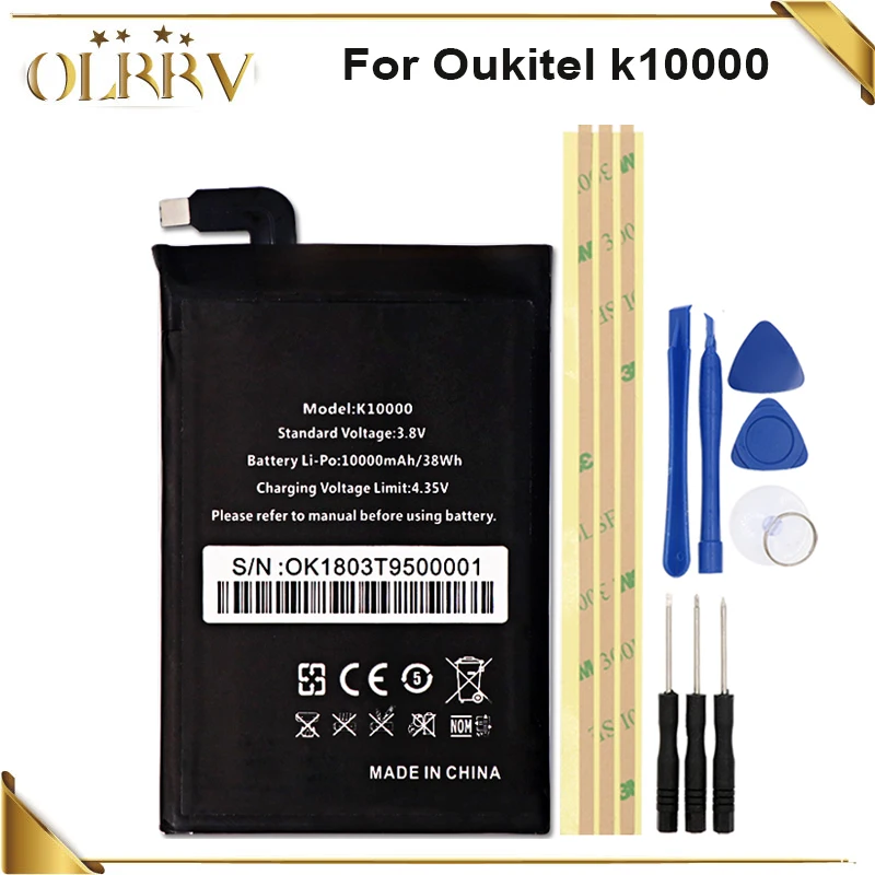 Для Oukitel k10000 аккумулятор большой емкости 10000 мАч для oukitel мобильный телефон с