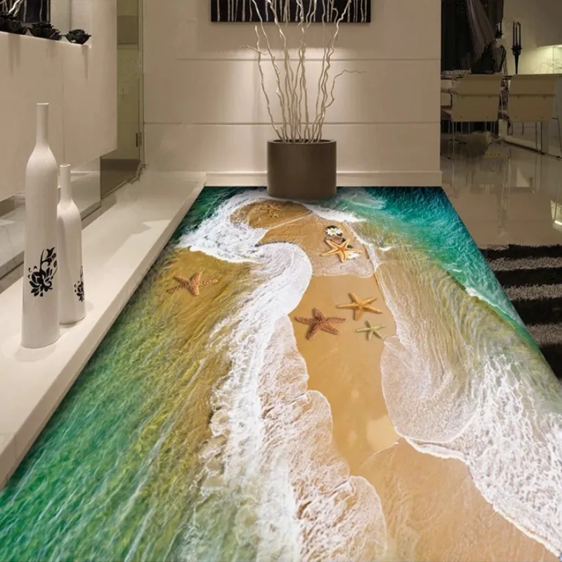 Billige Große Größe 200cm x 300cm Vertikale 3D Druck Teppich Flur Fußmatte Anti Slip Teppich Bad Teppiche Absorbieren wasser Küche