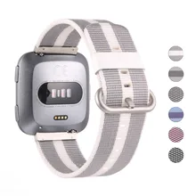 Ремешок для спортивных часов для Fitbit Versa легкий Нейлоновый Регулируемый ремешок для спортивных часов для Fitbit Versa Jn.18
