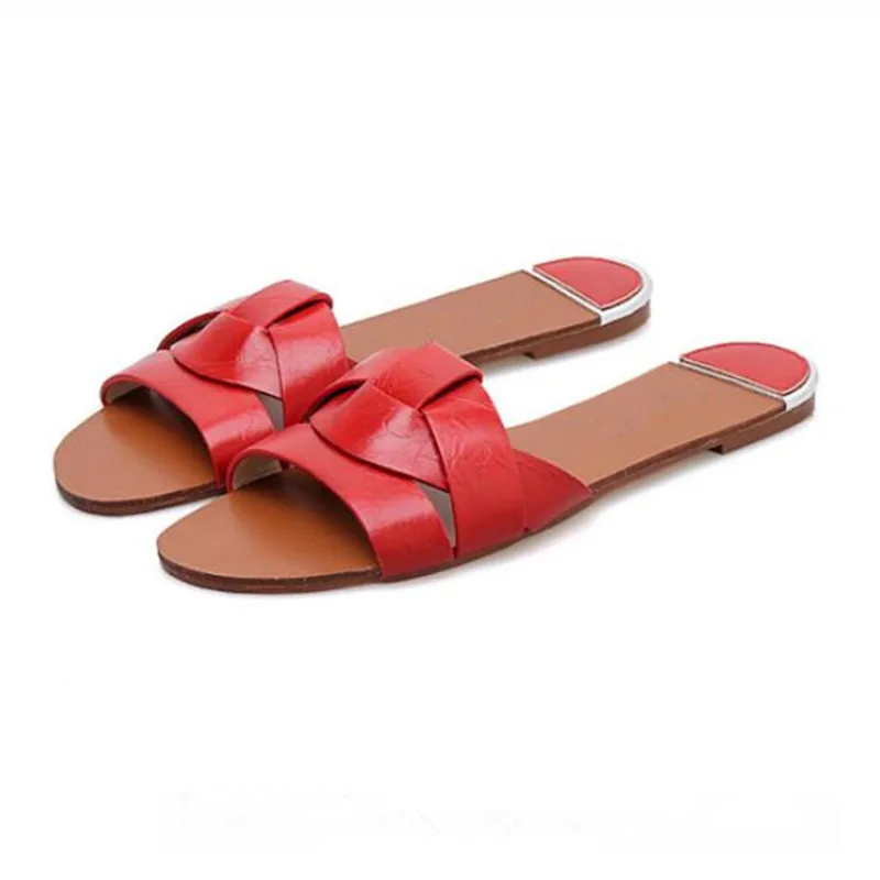 

2019 Summer Fashion Women's Beach Slippers Sandals Casual Flat-Heeled Shoes Woman Outdoor Shoes Women's Slides zapatos de mujer
