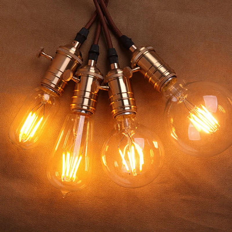 Retro Vintage Edison LED Bulb E27 Filament LED Lamp 2W 4W 6W 8W LED Light Glass Bulb 220V 240V Lampada Ampoule LED Bombilla2