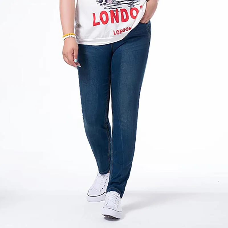 

Ladies Jeans Push up High Waist Denim Women Plus Size Jean Woman Vaqueros Mujer Femme Elastic Stretch 5XL 6XL Pencil Trousers