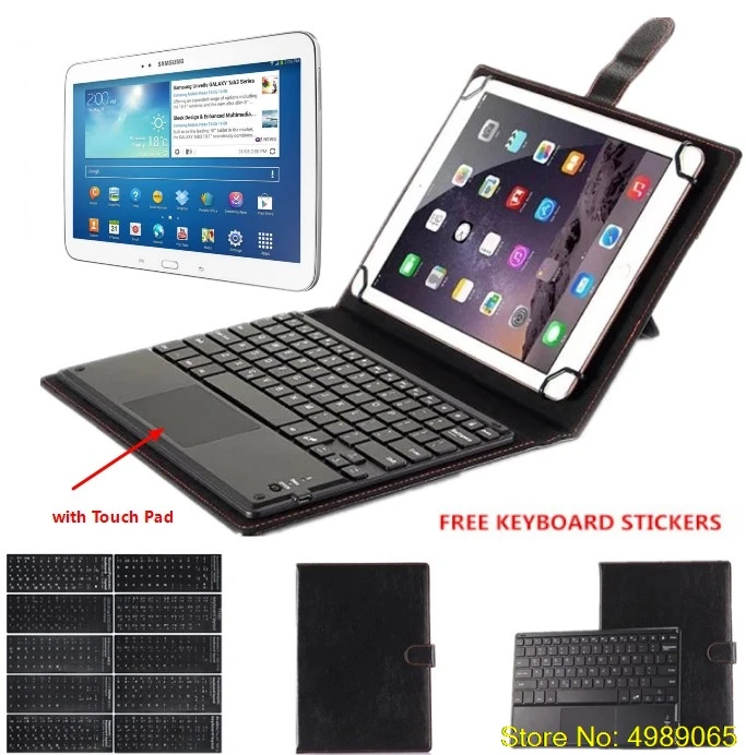 Для Samsung GALAXY Tab 3 10 1 GT-P5200 GT-P5210 дюймов планшета Bluetooth сенсорная клавиатура подходят _