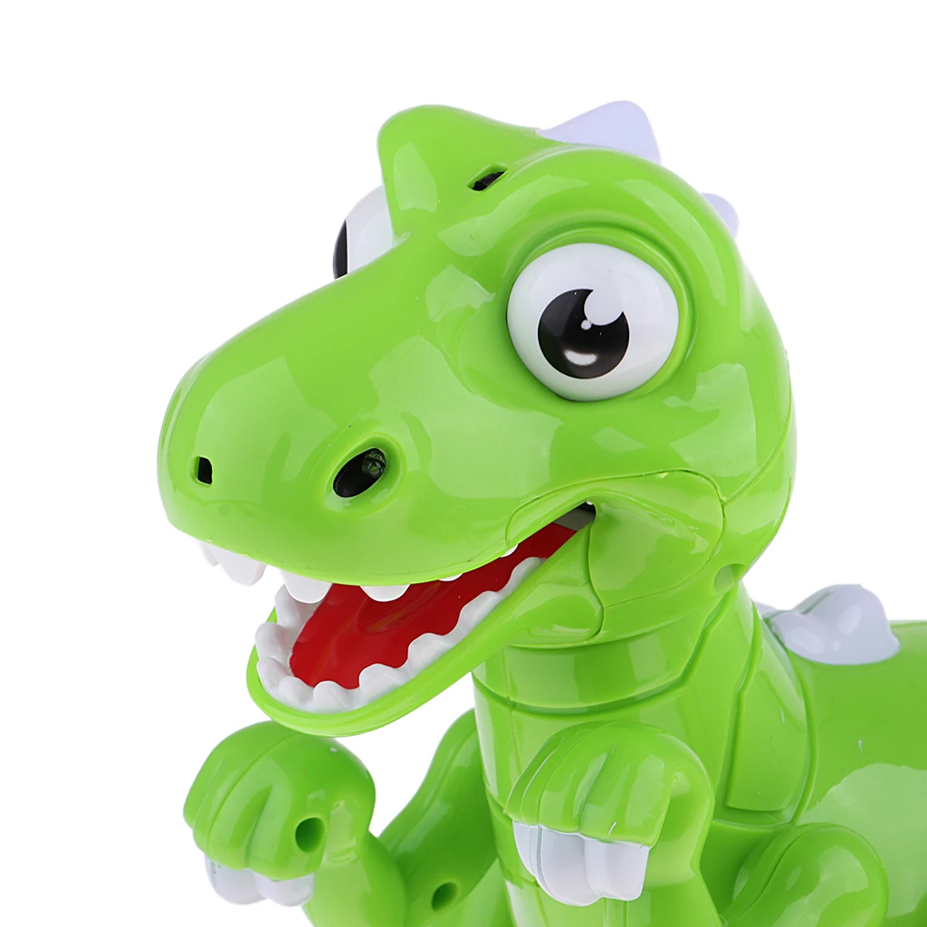Infrared Remote Control Dinosaur Walking Dancing Spraying Smart Interactive Dinosaur Toy Model Electronic RC Pet Animal Gift