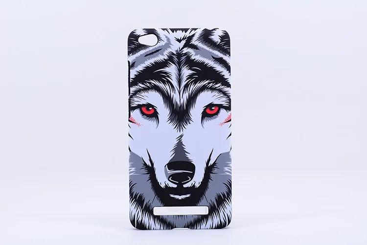Чехол для телефона с изображением животных тигра Льва волка слона Жесткий Xiaomi Redmi