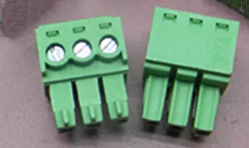 

Free shipping 15EDG-3.81-3P 3Pin Plug Screw Terminal Block ROHS connector 3.5mm 100pcs/lot