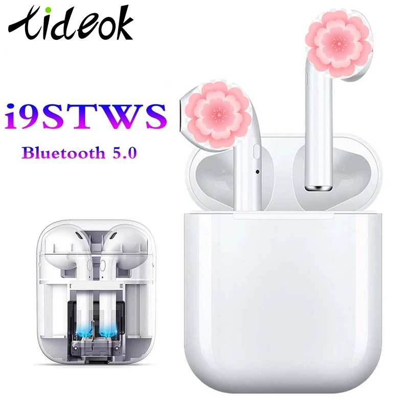 

I9s TWS Pop-ups Bluetooth Headset Charge Support Wireless Earphone Bluetooth Smart Charging Pod for iPhone Xiami Samsung