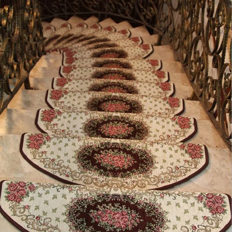 13-Pieces Stair Carpet Sets Slip Resistance Stair Tread Mats Step Rug For Stair 24X74cm Fit For 25cm Width Stair 13-Pieces Stair Carpet Sets Slip Resistance Stair Tread Mats Step Rug For Stair 24X74cm Fit For 25cm Width Stair