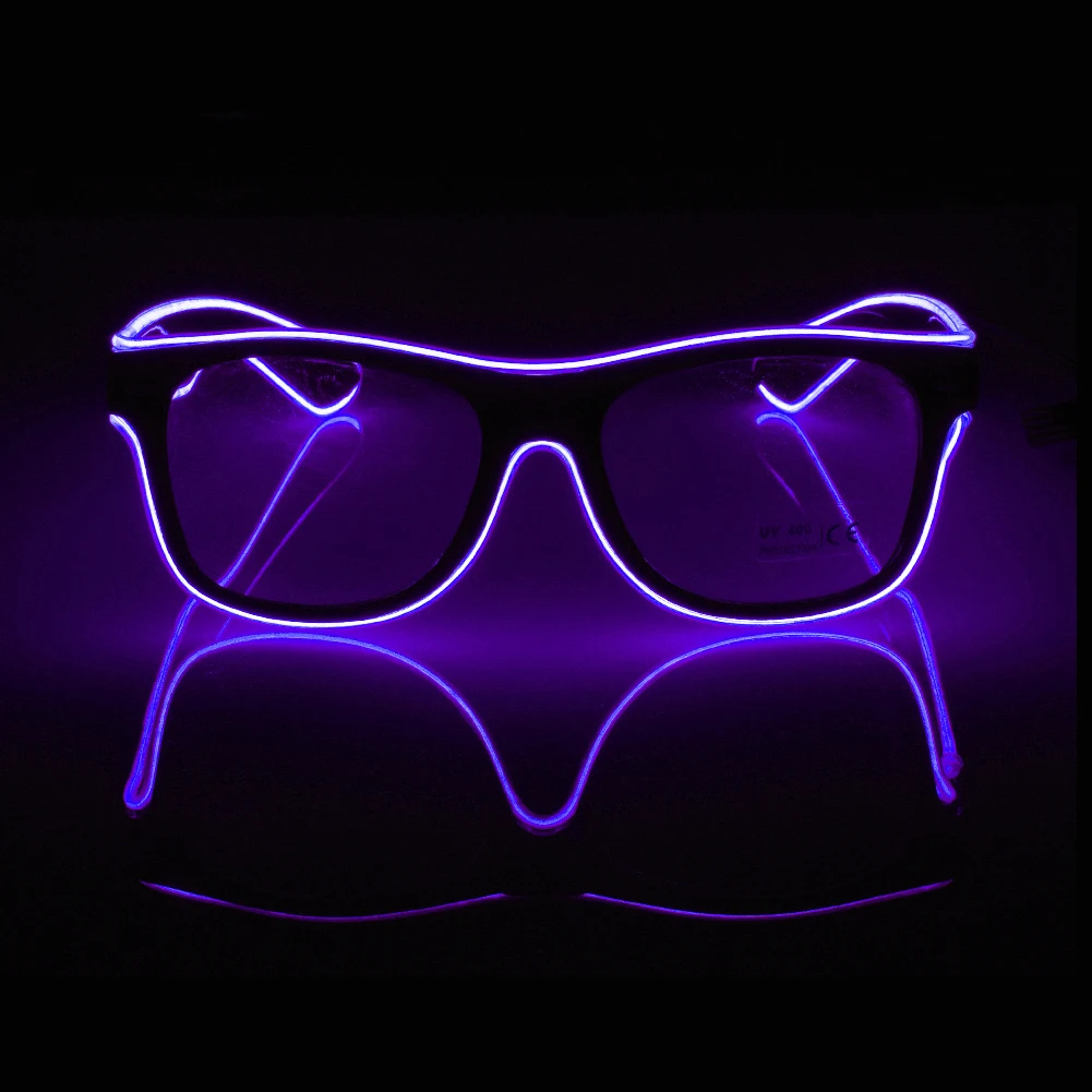 Мигающий EL wсветодио дный IRE LED очки CE сертифицированный световой вечерние украшения вечеринки освещение классический подарок яркий