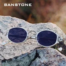 Винтажные классические солнцезащитные очки BANSTONE в готическом стиле стимпанк, в стиле рок, панк, хип-хоп, брендовые дизайнерские солнцезащитные очки Oculos De Sol
