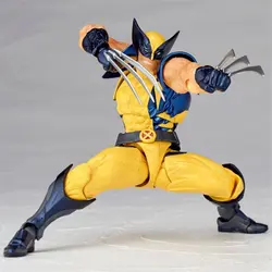 Супер герой цифра Revoltech серии no.005 Logan PVC Фигурки Коллекционная модель игрушки куклы 16 см