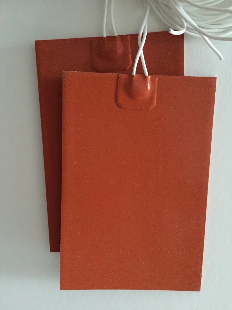 

Silicone heating pad heater 48V 1000W 410mmx410mm for 3d printer heat bed 1pcs industrial heater