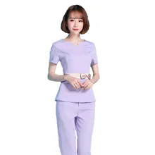 [Набор] Женская мода скрабы комплект/кормящих униформы/косметолог салонная одежда Красота и здоровье форма медсестры, медицинская поставки