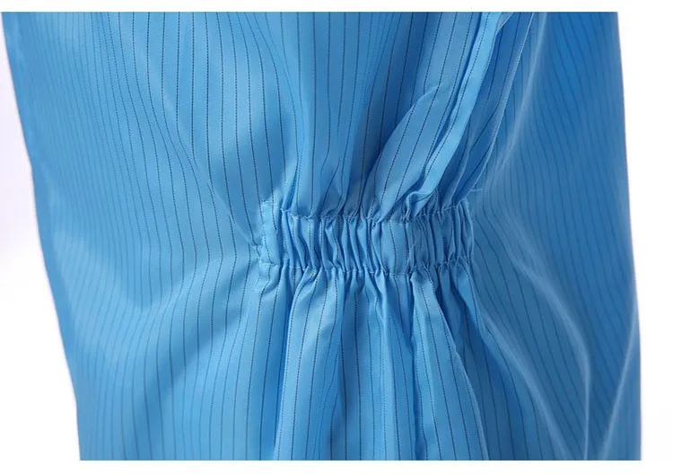 CCGK Anti-static Coverall Polyester Filament+Semi-conductive Fibre Cleanroom Garments Clean food Dust-proof Paint Work Clothing (10)