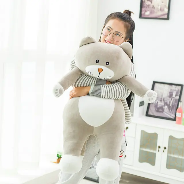 Carino Gatto Nero Peluche Giocattoli Di Peluche Allingrosso Comfy
