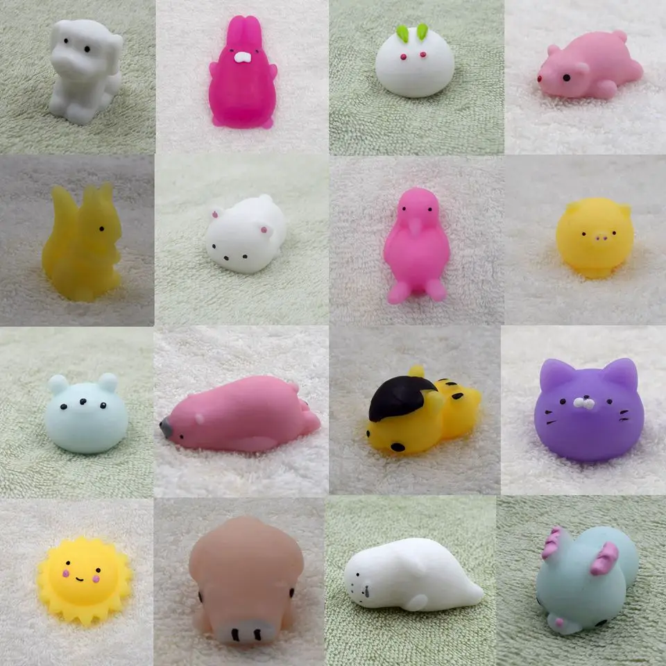 

Cute Animals Squishy Anti-Stress Tricks Toy For Children Elephant Penguin Panda Bear Doll Squishi Kawaii Novelty Birthday Gifts