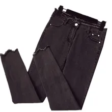 Großhandel Damen Designer Jeans National Style Capri Hosen Gestickte Blume Gerade Dünne Damen Stretch Dünne Hose Sommer Frühling Herbst Von Großhandel Damen Designer Jeans National Style Capri Hosen Gestickte Blume Gerade Dünne Damen Stretch Dünne Hose Sommer Frühling Herbst Von