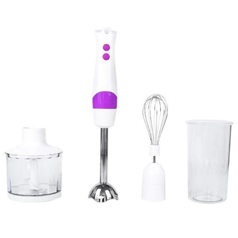 

Electric Mixer 4 In 1 Portable Multi-Function Immersion Eu Plug Mixer Mini Electric Juicer Milkshake Mixer Meat Grinder Mixing