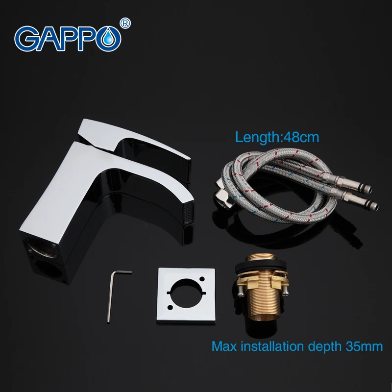 GAPPO Basin faucets bathroom faucet waterfall sink faucet basin tap mixer bathroom water faucet basin taps torneira