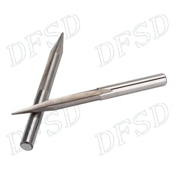 

5pcs Double Flute Straight Slot Sticker 20degrees 0.4mm Router Bits Cutting Milling