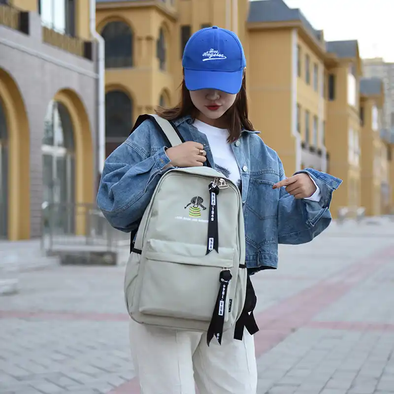 fabric backpack women's