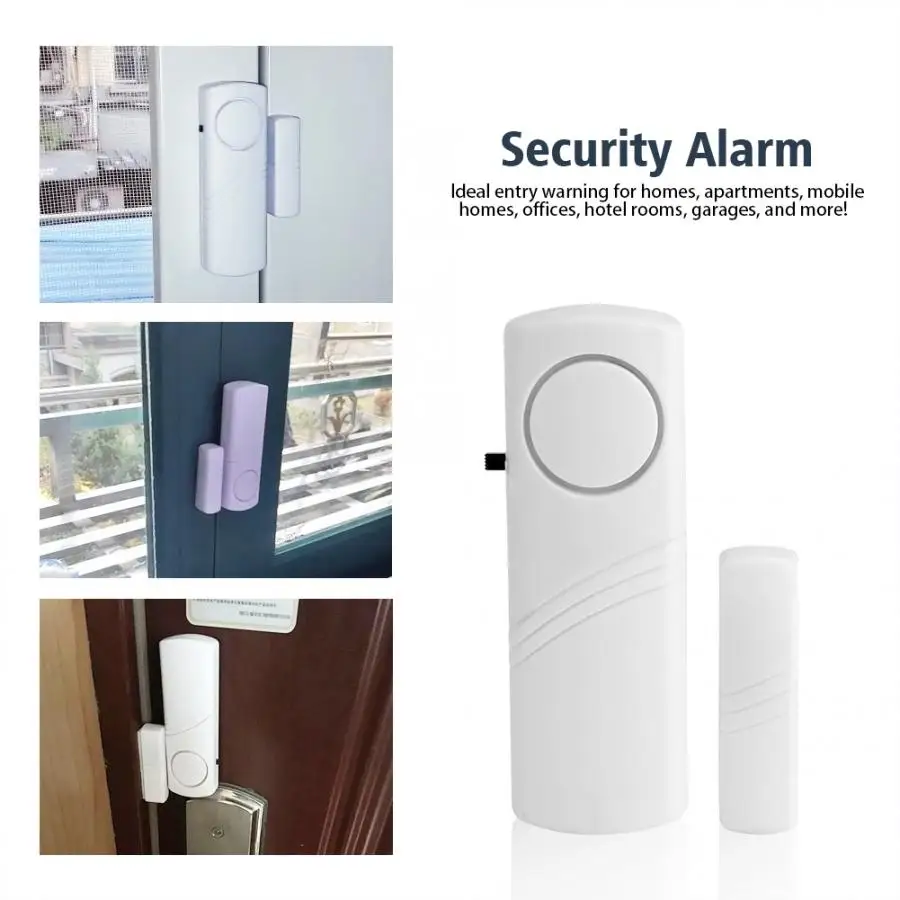 

Wireless Door Bell Home Window Doorbell Entry Anti-Theft Standalone Magnetic Sensors System Guardian