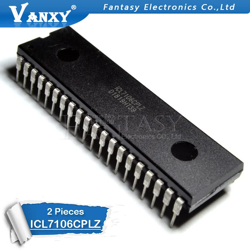 2 шт. ICL7106CPLZ DIP40 ICL7106 DIP 7106CPLZ DIP-40 Новый и оригинальный IC | Электронные компоненты