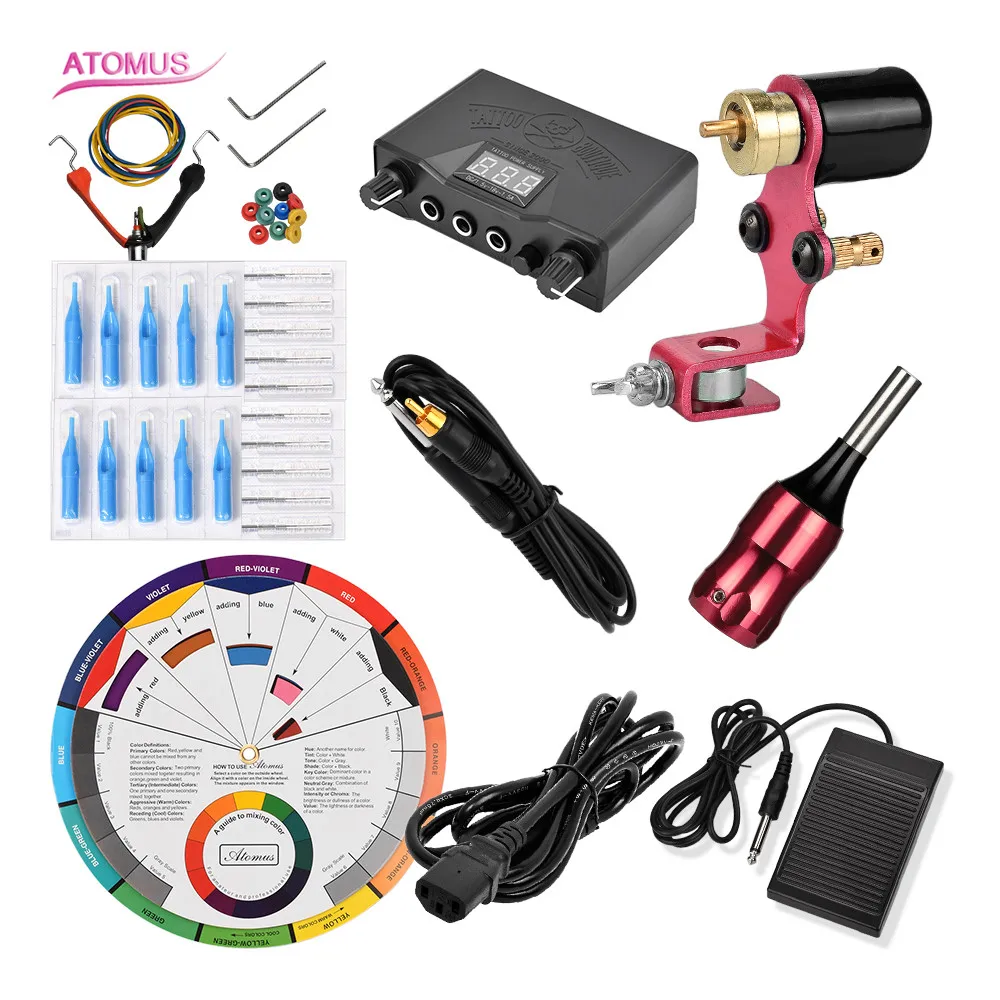 

Tattoo Machine Rotary Kits Machines Set Para Tatuagem Tatuajes Tatoo Kits Tools Pedal Kit Tatoo Tatto Set Tattoo Machinery Tools