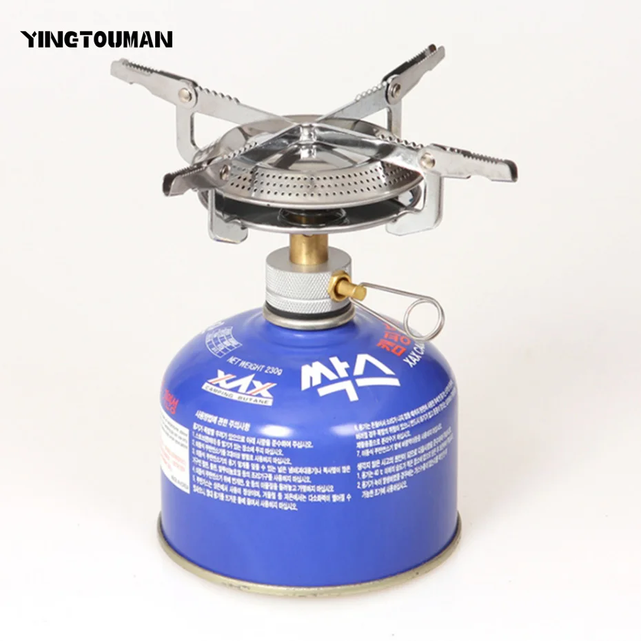 YINGTOUMAN Camping Stove One piece Gas Stove Ultra light Outdoor