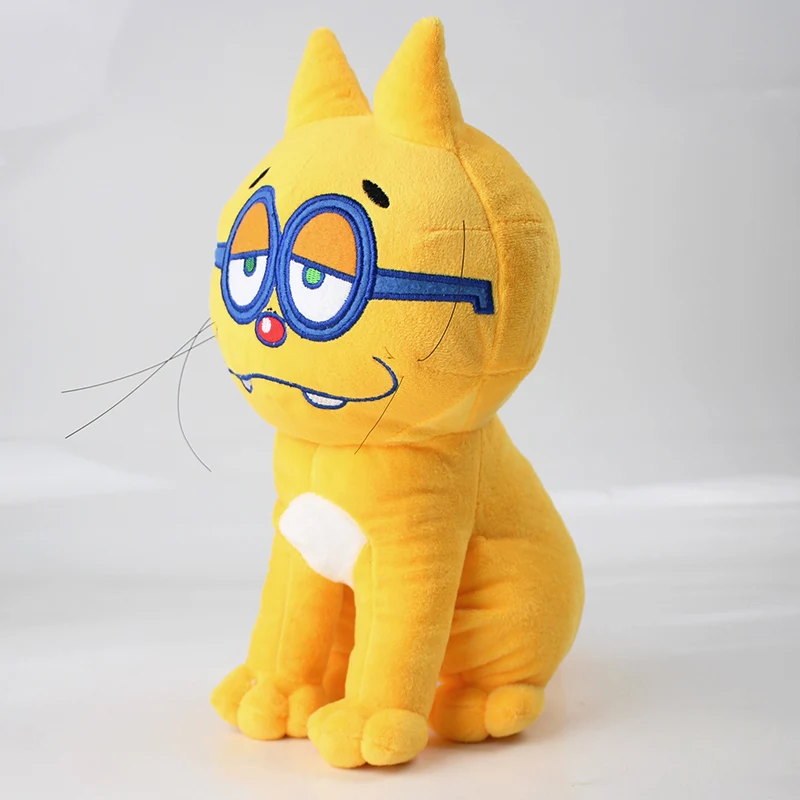 yellow cat stuffed animal