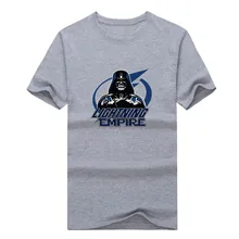 2017 New 100% Cotton Tampa Bay Empire T-shirt Star Wars Darth Vader Lightning T Shirt 0104-19