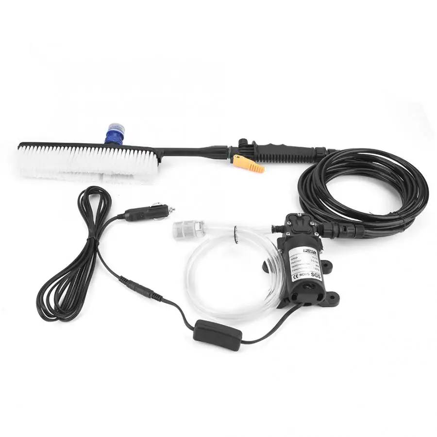 

24V Electrical Car Wash Pump Cleaning Tool Washing Kit with Brush Foam Bottle Car Washer Pump