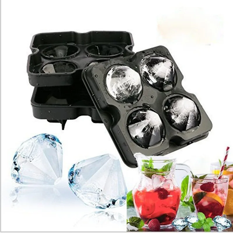 

Ice Cube Maker Skull Shape Chocolate Mould Ice Cream DIY Tool Whiskey Wine Cocktail Ice Cube 3D Silicone Mold
