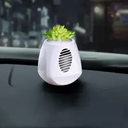 Автомобильный освежитель воздуха ароматерапия эфирное масло диффузор османтус аромат цветок дерево держатель и Контейнер Белый LG016