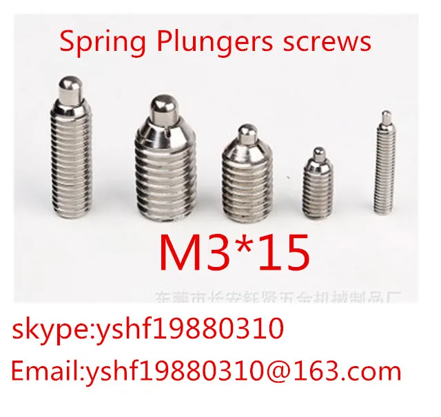 20 шт. M3 x 15 мм * 3 304 Шестигранная пружина из нержавеющей стали|set screw|screw screwhex set screw |