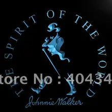 LE189-Johnnie Walker дух мира неоновая вывеска домашнего декора ремесла