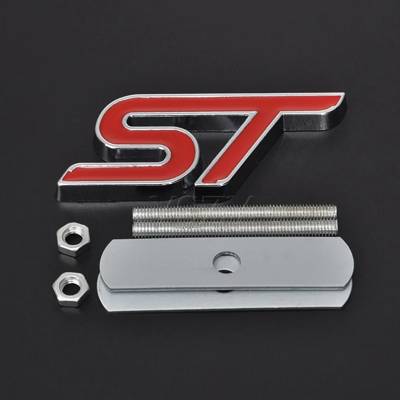 Sporty Front Grill Emblem Sticker for Cars - Fashion Auto Accessory