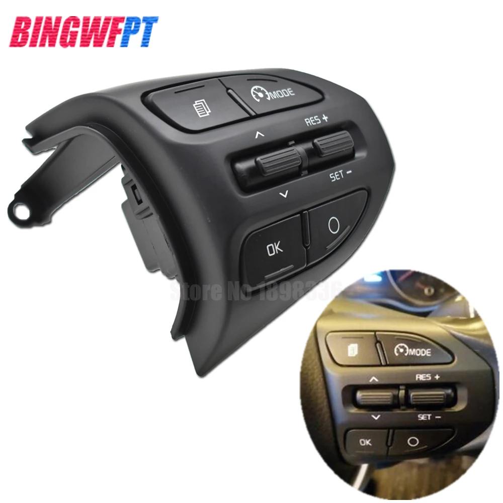 

Audio Button For KIA K2 RIO 2017 2018 RIO X LINE Buttons Bluetooth Phone Cruise Control Volume