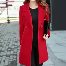 Зимнее женское офисное пальто больших размеров 5XL красная длинная куртка Женские пальто Блейзер Feminino Зимний синий костюм куртки офисные блейзеры