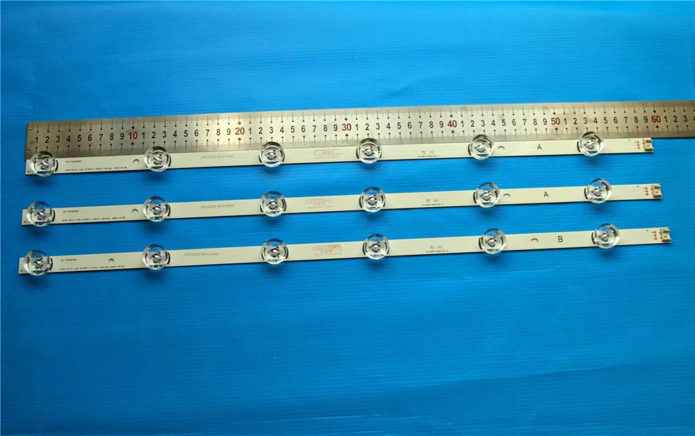 

590mm A B Backlight LED Strip Lamps Bars For LG DRT3.0 32" 32LB5610 32LB552B-D LC320DXE-FGA6 Original Replacement Backlight Lens