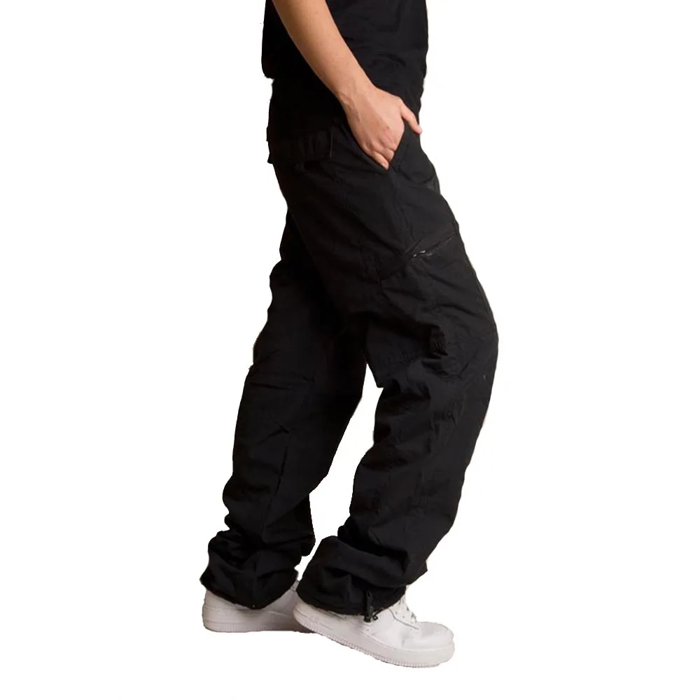 

2019 Mens warm Velvet pants for winter Fashion Zipper Thick Cargo Pants Casual Outwear Multi Pockets Trousers military jogger