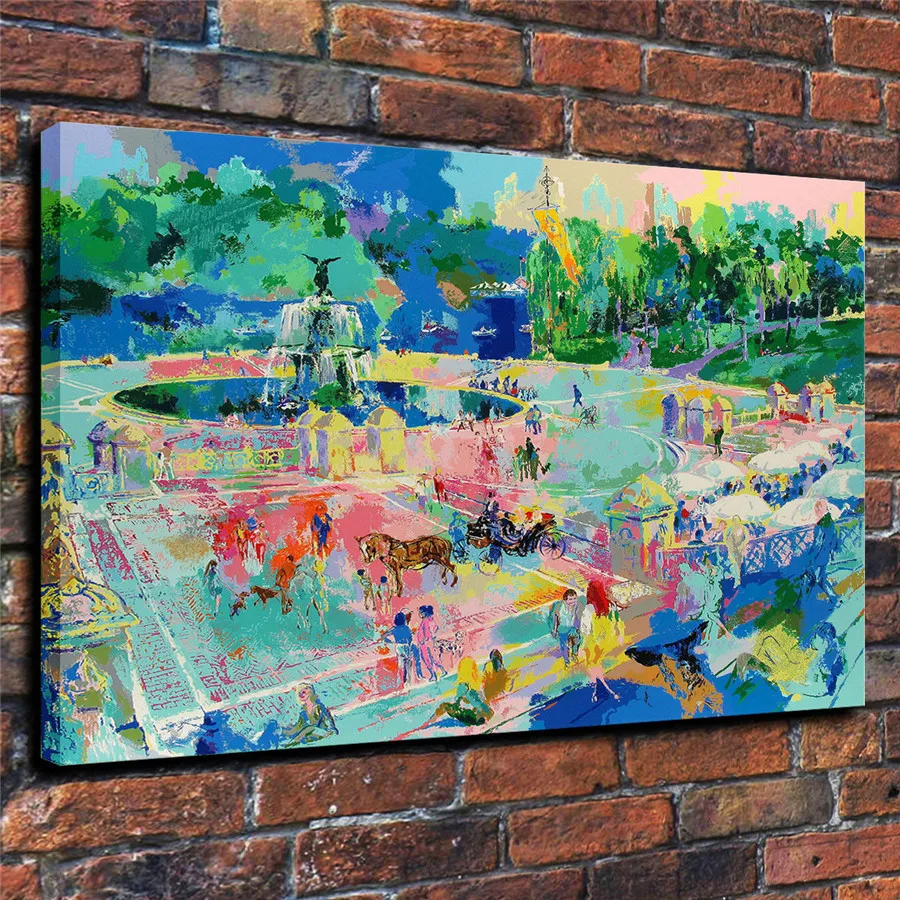 LeRoy Neiman музыка и спорт событие цветной принт Холст Картина гостиная спальня