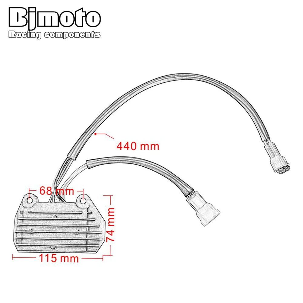BJMOTO 78111034000 Регулятор выпрямителя Для 250 350 EXC F шесть дней XCF W XCFW EXCF XC FW 2012 2014 2015