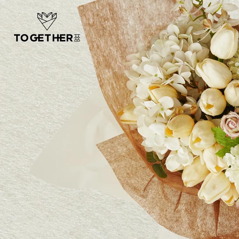 TOGETHER Tissue paper series(Silk)52cm by 52cm flower wrapping cotton floral package decoration florist supplies gift DIY | Дом и сад
