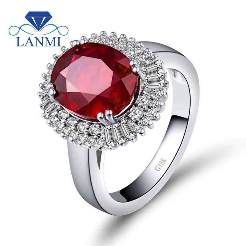 Jewelry Sets Vintage Oval 9x11mm Solid 14Kt White Gold Natural Diamond Ruby Ring SR002 Jewelry Sets Vintage Oval 9x11mm Solid 14Kt White Gold Natural Diamond Ruby Ring SR002