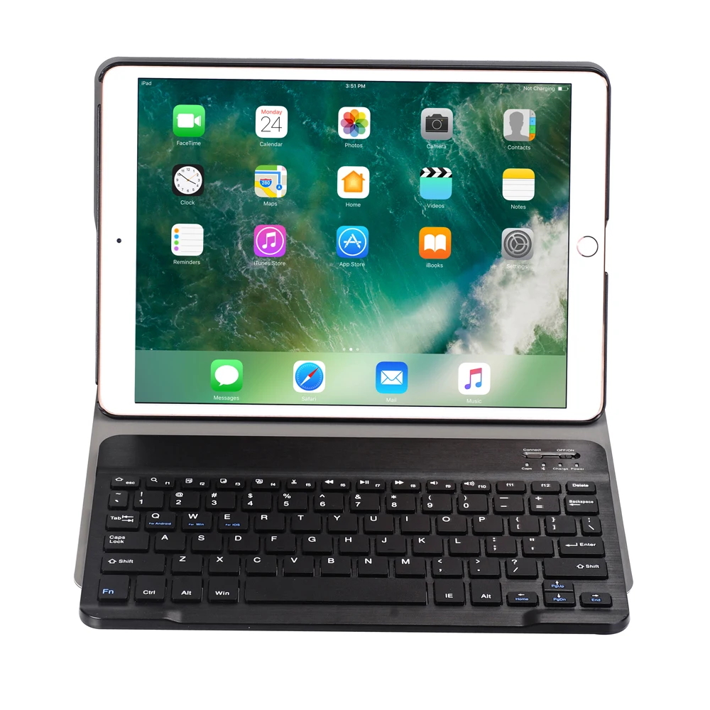 Чехол для iPad Air 3 10,5 чехол ультра тонкий Съемный беспроводной Bluetooth клавиатура чехол для iPad Pro 10,5+ подарок